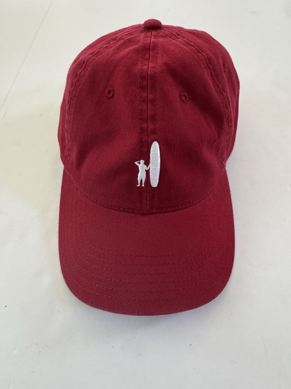 johnnie-O Baseball Cap Hat Men's Red One Size Strapback Adjustable Surfer #HT